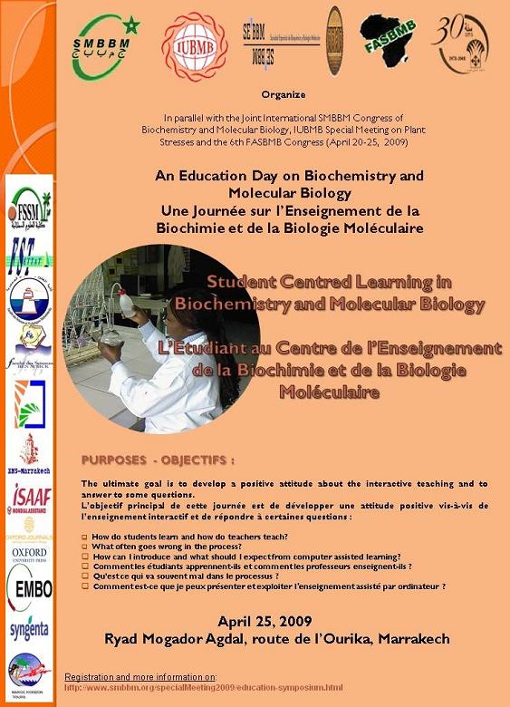 Education symposium, SMBBM, IUBMB Special Meeting