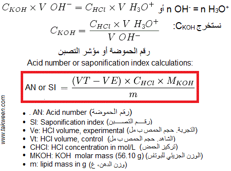 AN, SI calculation